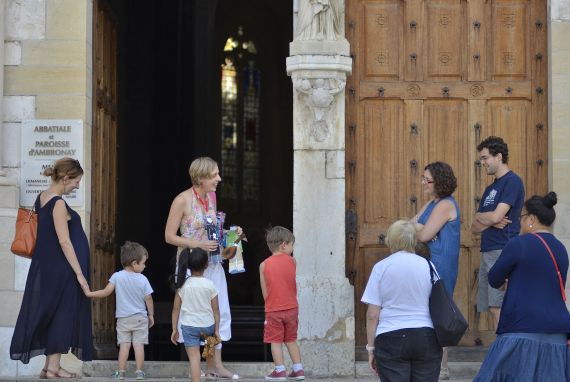 Les visites pour les enfants de l'Abbaye d'Ambronay et y fêter son anniversaire : calendier